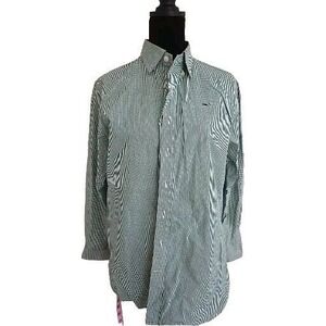 Vineyard Vines Boys Tucker Gingham Check Button Down Shirt Size L Dark Green